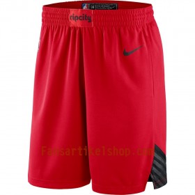 NBA Portland Trail Blazers Herren Shorts Rot 2018-19 Nike Swingman